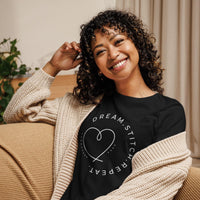 Women's Sewing and Quilting Themed T-Shirt, White on Color