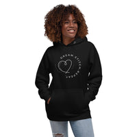 Women's Sewing and Quilting Themed Sweatshirt, White on Color