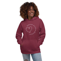 Women's Sewing and Quilting Themed Sweatshirt, White on Color