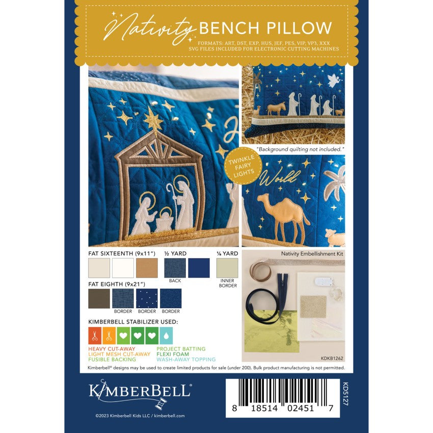 Nativity Bench Pillow