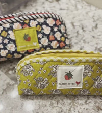 Bloomberry Zipper Pouch Panel by Minki Kim from Riley Blake Designs